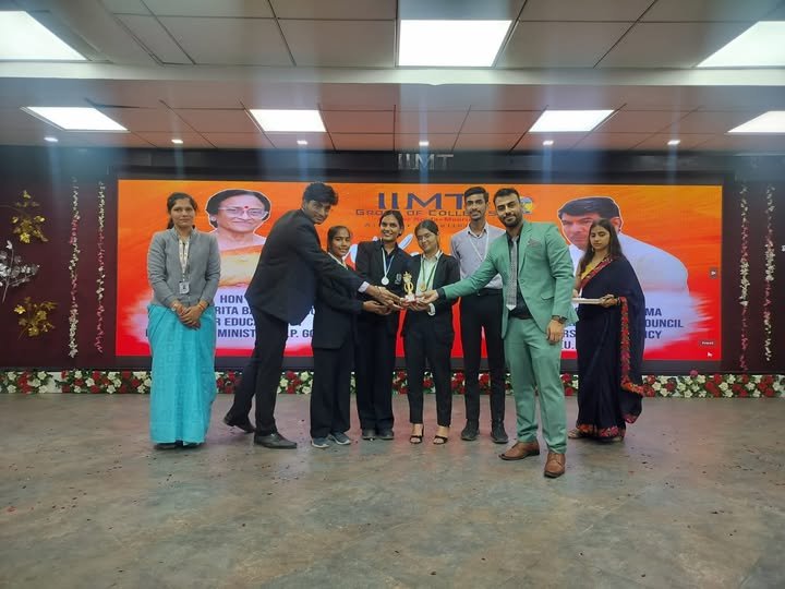 3rd position in quiz competition at IIMT College, Greater Noida.