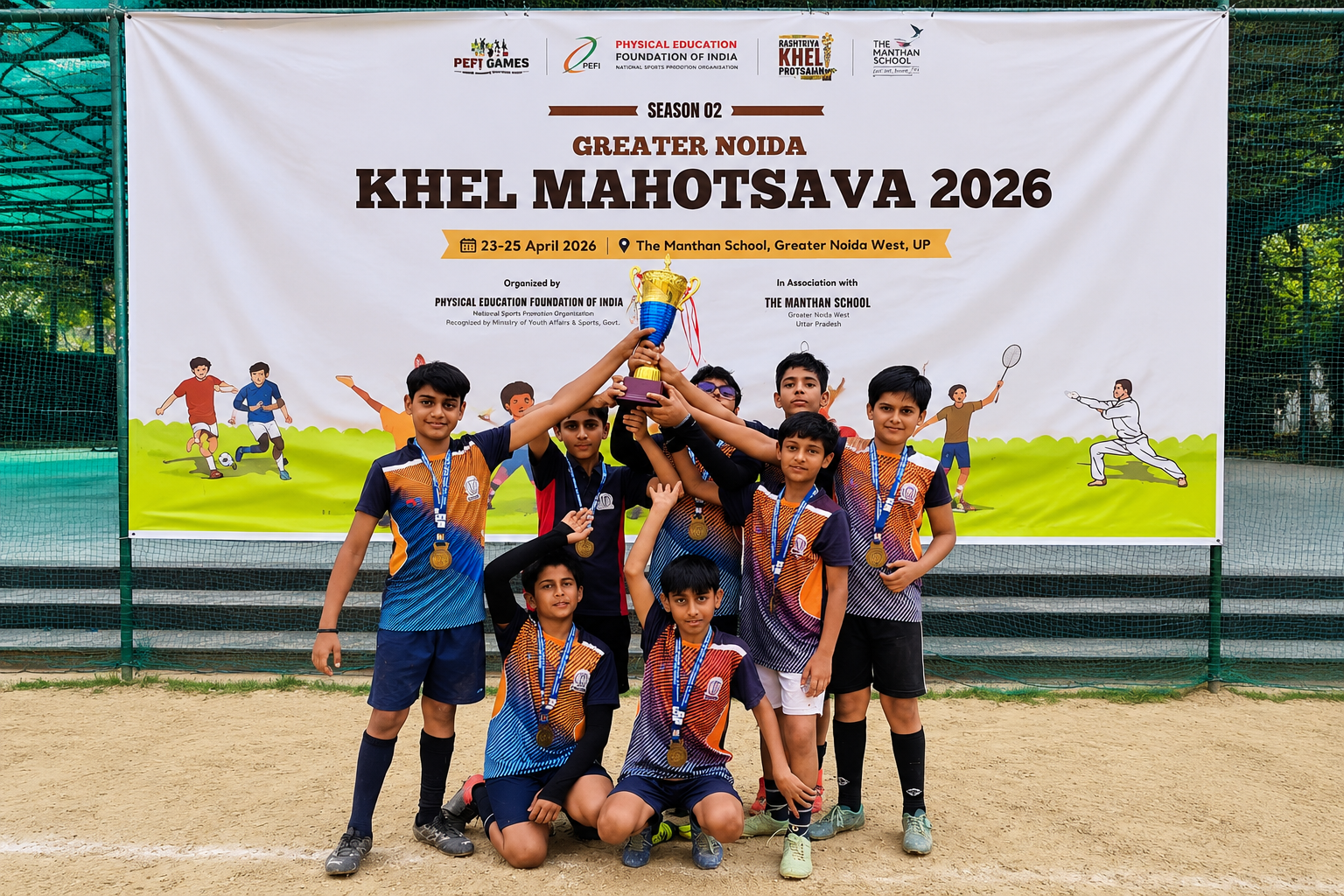 Ram-Eesh International Clinches U-12 Football Title