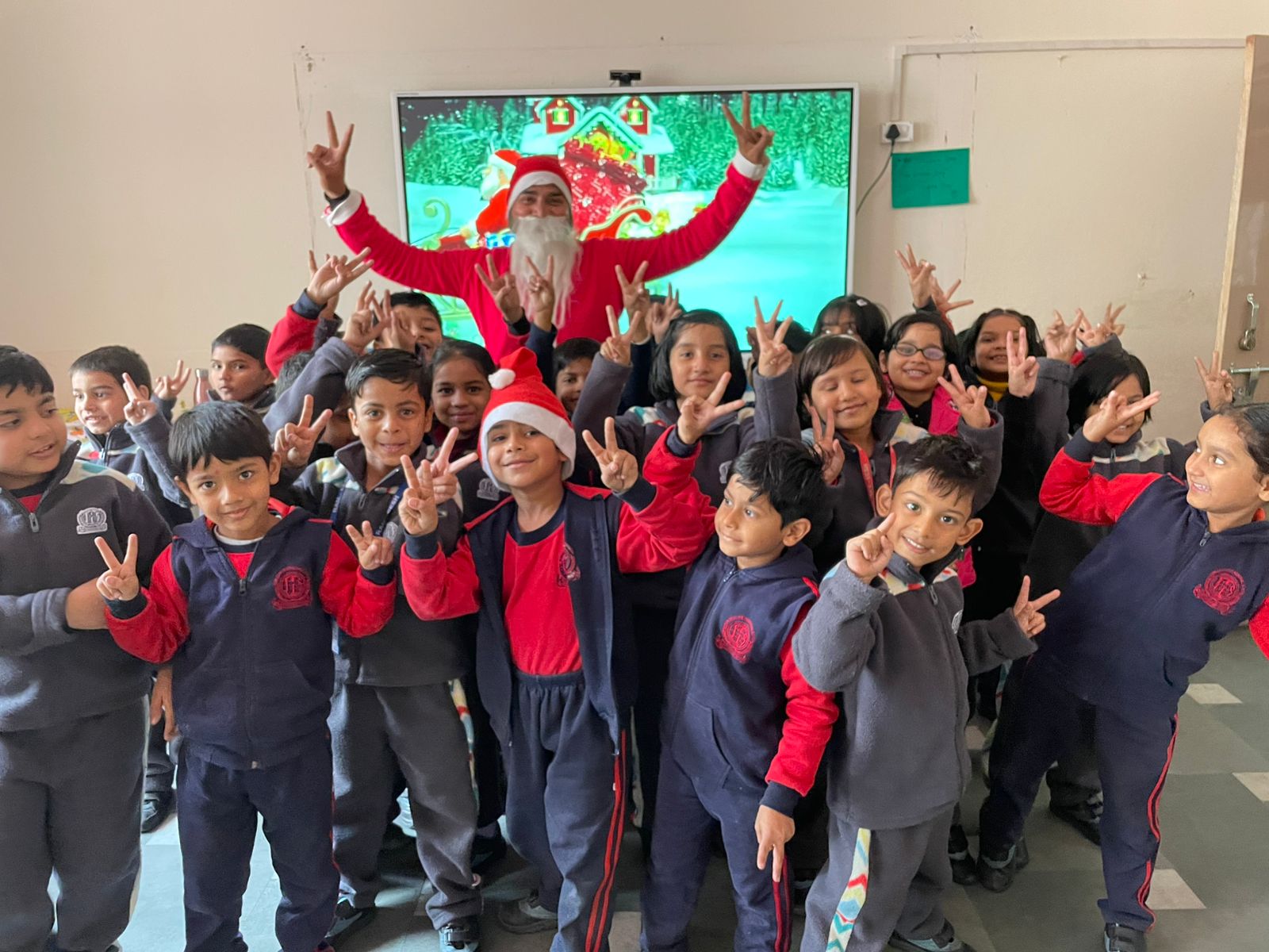 On December 24, 2024, Ram-Eesh International School celebrated Christmas